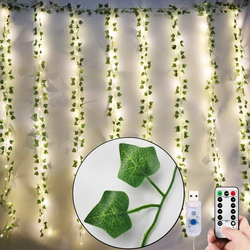 Luces LED de plantas artificiales