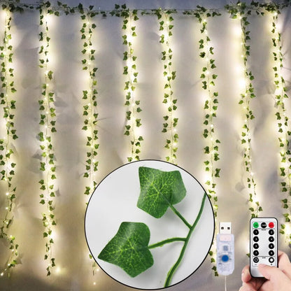 Luces LED de plantas artificiales