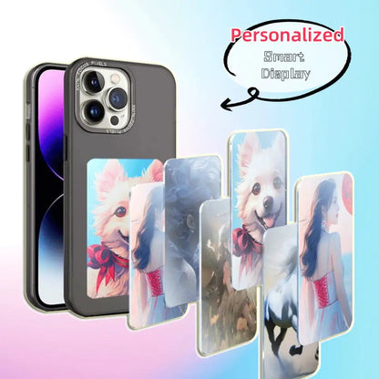 Funda de teléfono con pantalla de tinta electrónica, proyección de pantalla ilimitada, cubierta de teléfono personalizada, sin batería, nuevo diseño, funda de teléfono de lujo