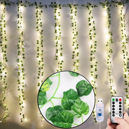 Luces LED de plantas artificiales