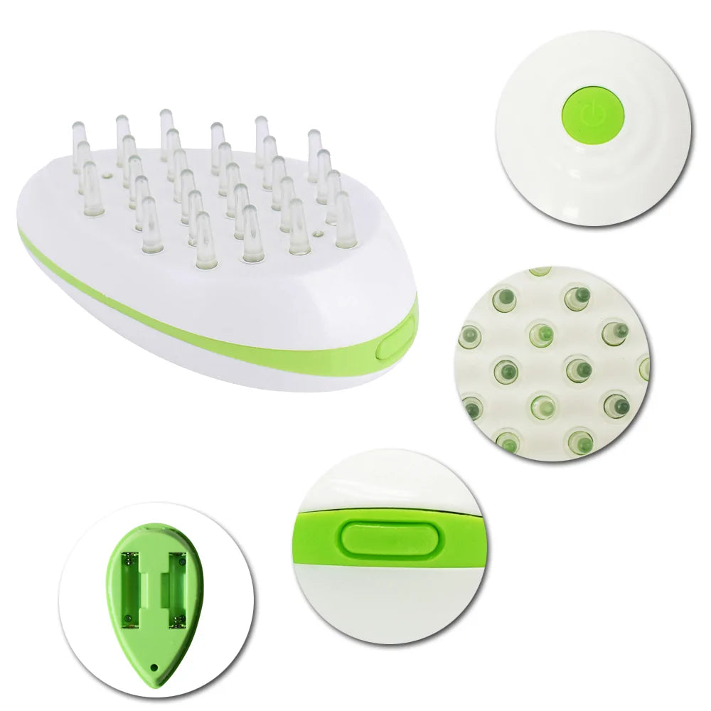 Electric Scalp Massager Comb for Relaxation