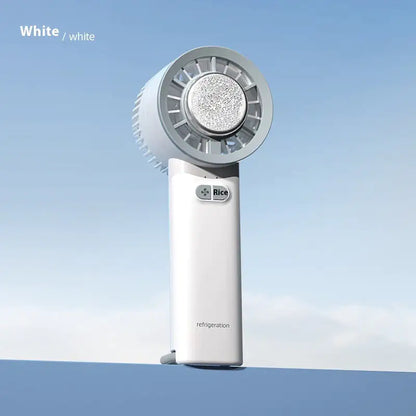 2024 Summer Gadget Handheld Turbo Jet Fan Mini portátil Ice Cold Fan Generación Motor sin escobillas Viento Ventiladores de conductos de alta velocidad Soplador violento