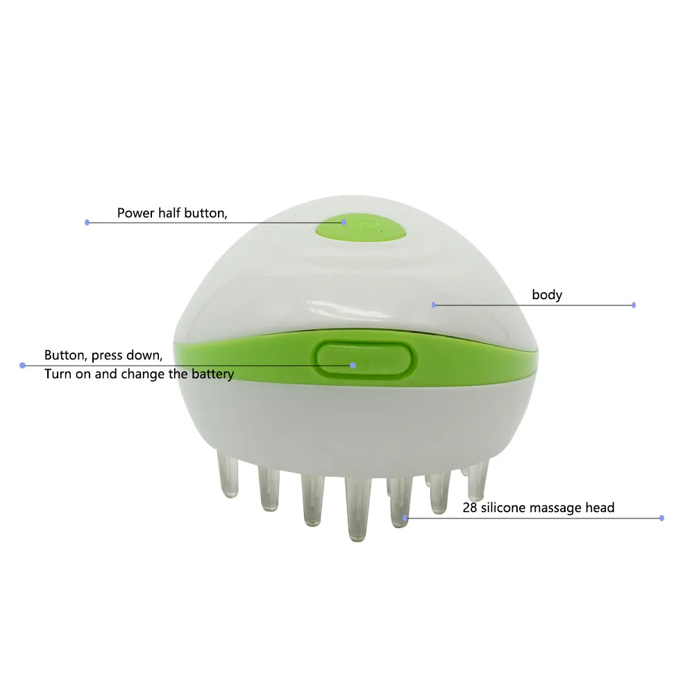 Electric Scalp Massager Comb for Relaxation