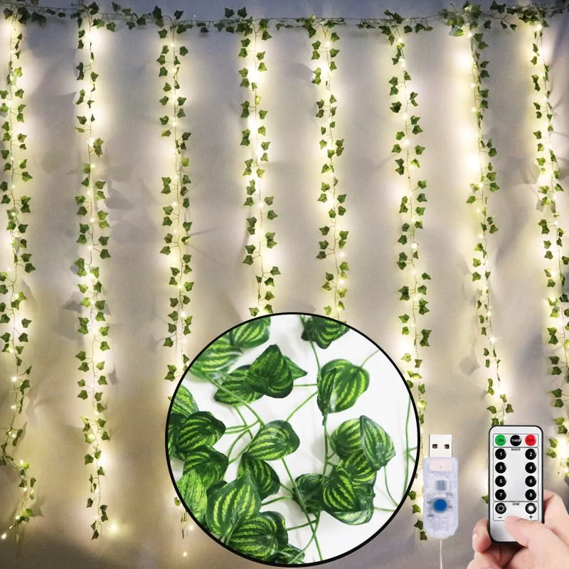 Luces LED de plantas artificiales