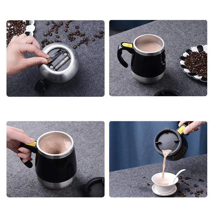 Taza auto-agitable